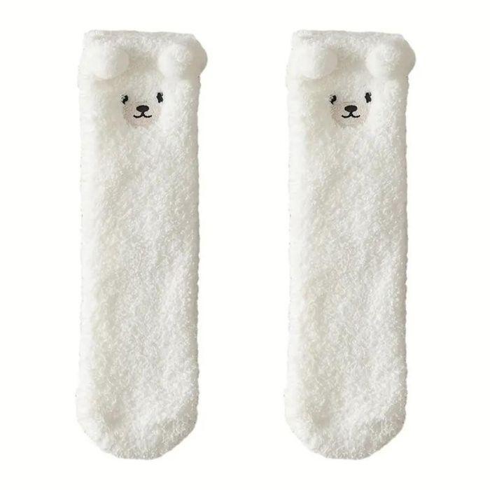 Fleece Socks - SHOP-STORY - TEDDY SOCKS - Soft - One Size - Comfortable