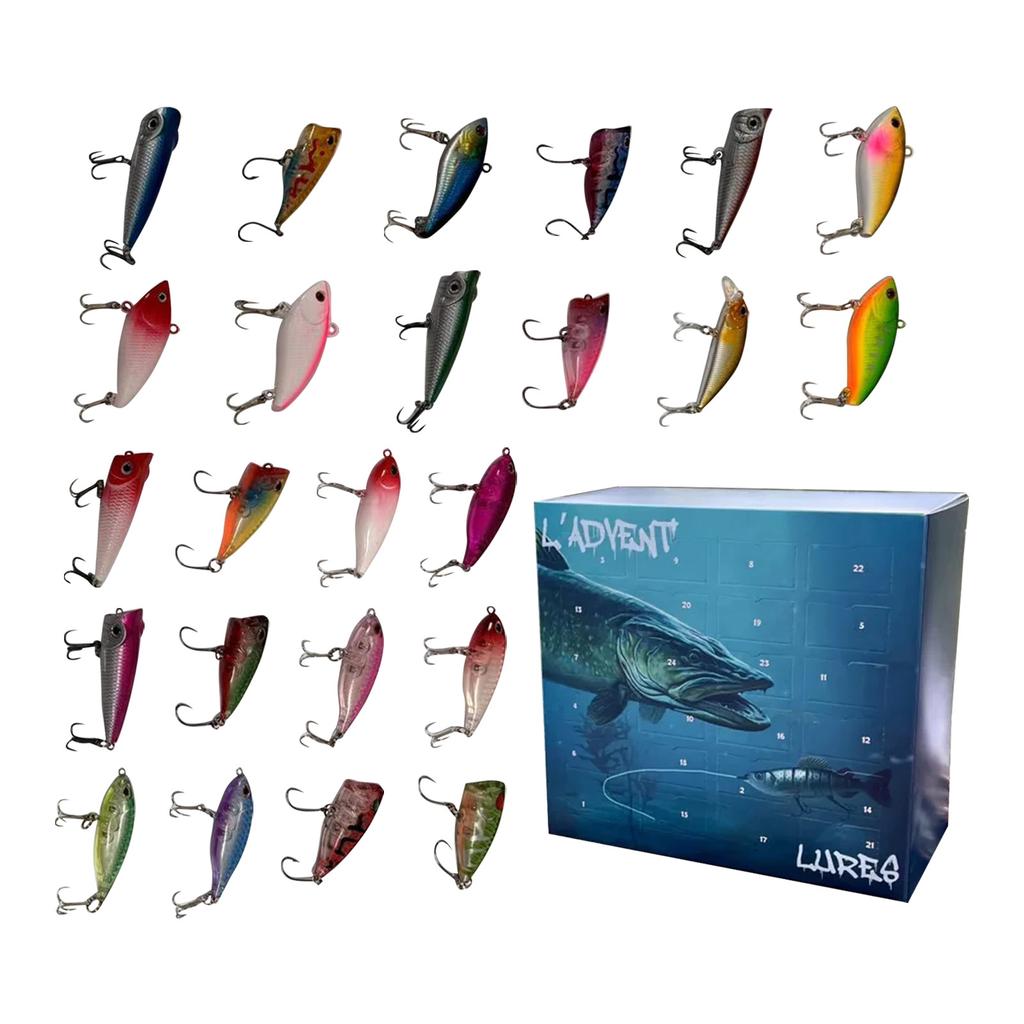Fishing Event Calendar, Fishing , Unique Advent Calendar For Anglers, Advent Calendar Suitable For Fishing Enthusiasts