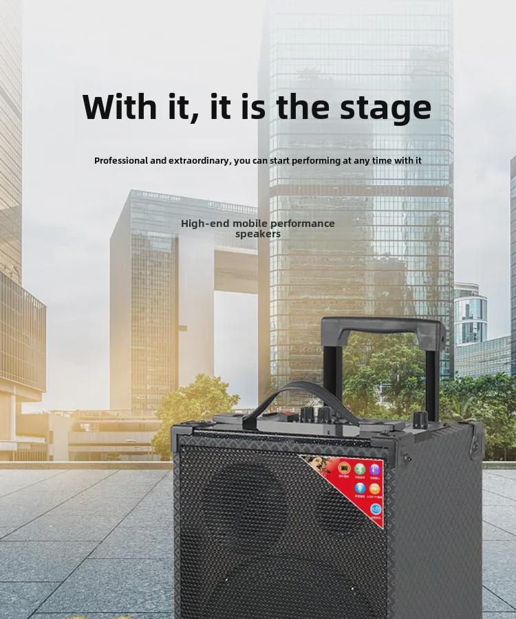 Yangzi Портативная Bluetooth-колонка для караоке с 3D-звуком для использования дома и на улице