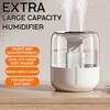 Home USB Dual-Nozzle Silent Humidifier - Night Light & Antibacterial Mist for Bedroom, Office Desk & Nursery Use