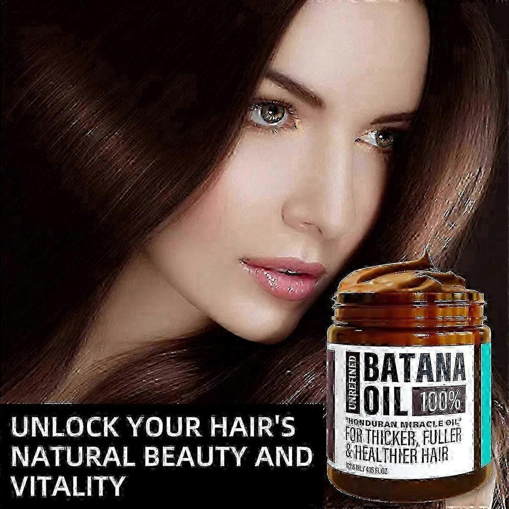 Unrefined Batana Oil For Growth, 100% Batana Oil From Honduras, Oil, Helps With Frizz, Split Ends
