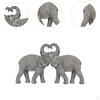 Elephant Statues Ornament Handicraft Adorable Table Multifunctional Resin Sculpture