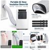 Adjustable Straps Air Conditioner Hose Cover Portable Exhaust Hose Cover  Indoor Cooling