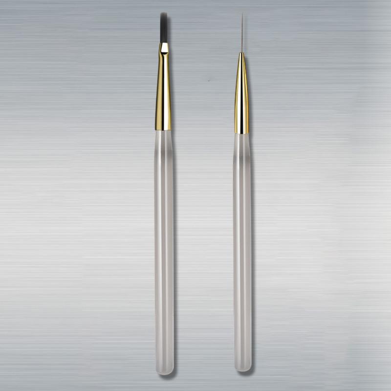 Nail Art Painting Brush Acrylic Lines Pen Stripes Grid Flower Butterfly Drawing Watercolor Brushes UV Gel DIY Design Manicure