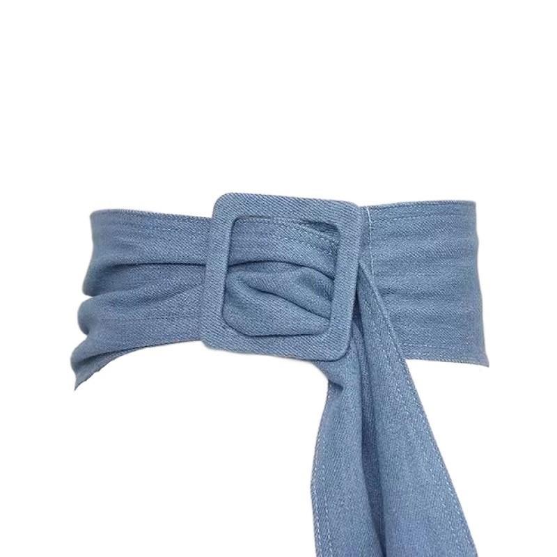 Стильный женский джинсовый пояс для модных нарядов и платьев