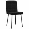 VidaXL Dining Chairs Set of 2 Black Velvet 4101086