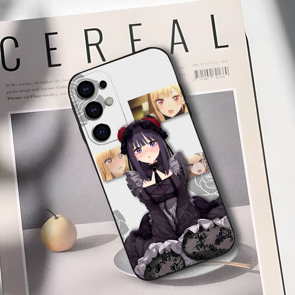 Чехол для телефона Shizuku Kuroe Marin Kitagawa для Samsung S25, S24, S21, S22, S23, S30, Ultra, S20, Plus, Fe, Lite, Мягкий Черный Чехол