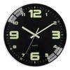 Plastic Luminous Wall Clock Silent Digital Clock Wall Decoration Quartz Wall Clock  Office