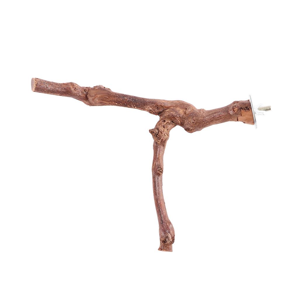 Палка для стояния для домашних животных, дикий виноград, деревянный шест, попугай, корелла, жердочки, игрушка для укусов, стачивания когтей, аксессуары для клеток для птиц