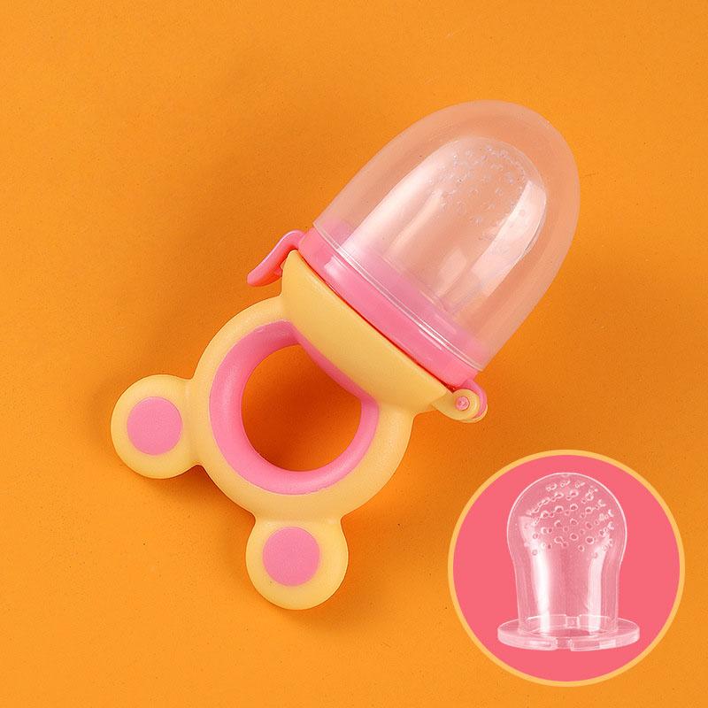 Baby Fruit Vegetable Food Bite Feeder Toddler Eat Extractor Pacifier Auxiliary Food Molars Gum Newborn Soonther Pacifiers