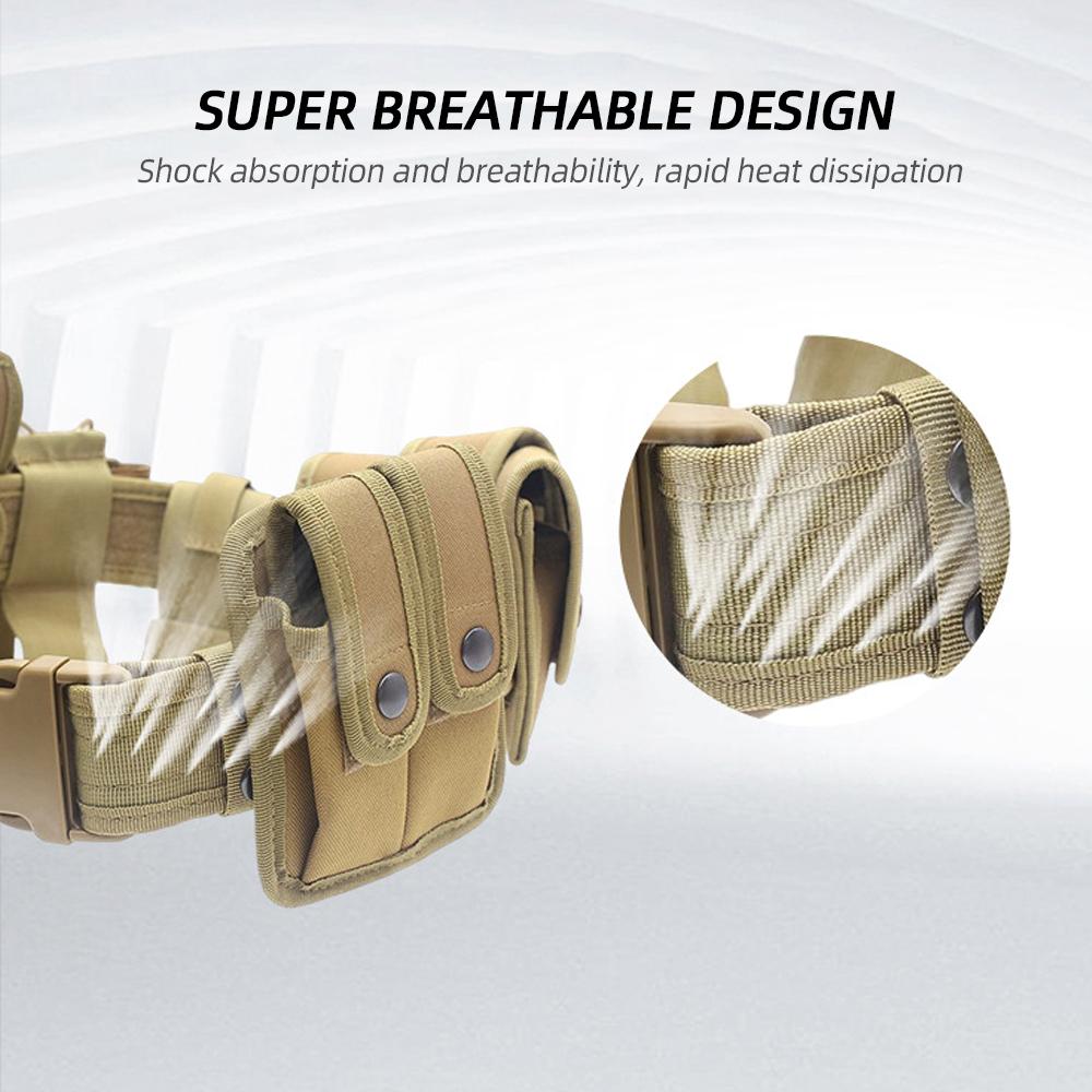 Ремень для наружного применения Универсальный полицейский охранник Модульная система оборудования Литой ремень для работы