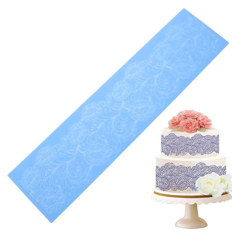 1шт помадка торт украшения плесень Diy выпечки принадлежности силиконовый кружевной коврик