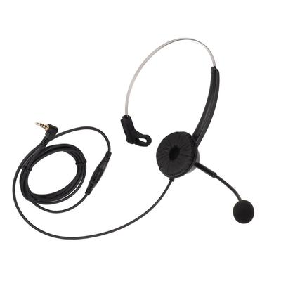 H360‑3.5VA Односторонняя гарнитура черного цвета с шумоподавлением и регулировкой громкости, проводная монофоническая гарнитура для