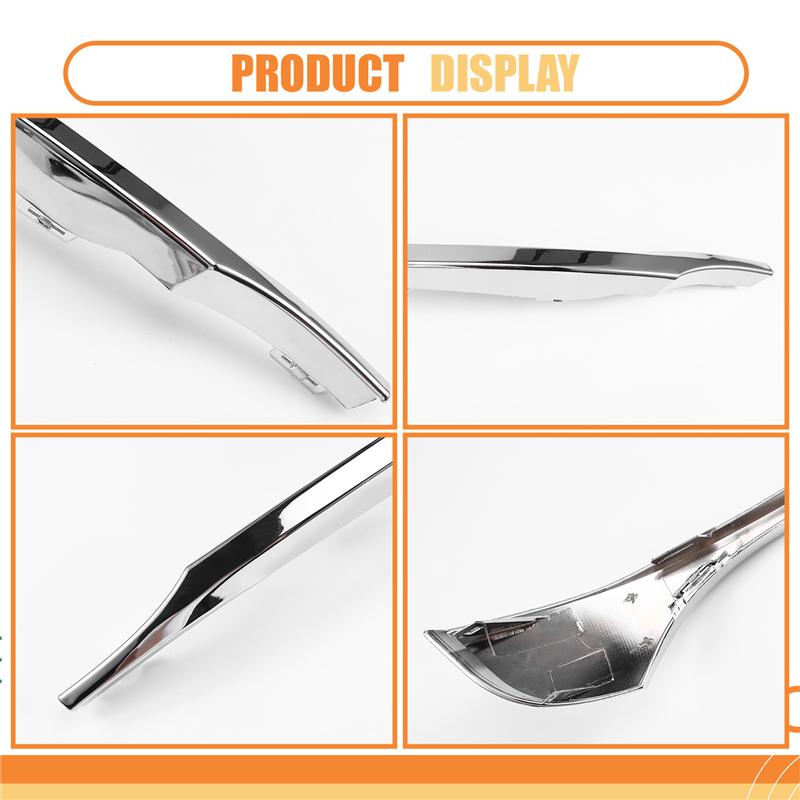 For BMW 7 Series G12 G11 2016-2018 High Configuration Compatible 51117369893 51117369894 Front Bumper Grille Molding Trim