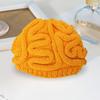 Yousheng Spoof Horror Brain Hat Halloween Beanie Knitted Stretch Thick Adult Child Skullies Keeps warm Outdoor Kids Bonnet Winter headwear