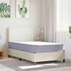 VidaXL Matelas en mousse moyennement doux 120x200 cm 373008