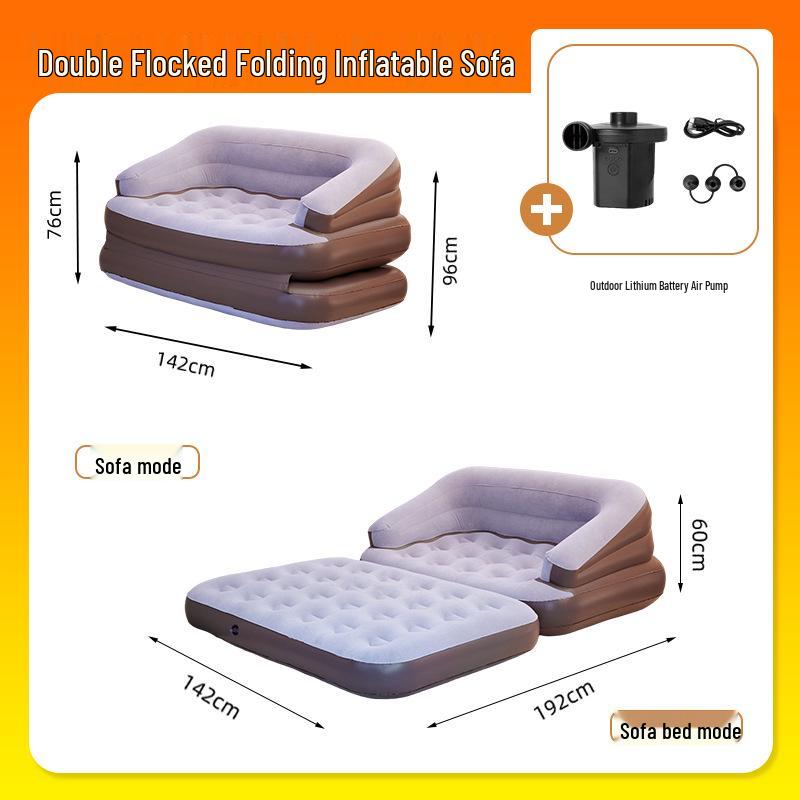 Портативный надувной диван-кровать для улицы и походная надувная подушка