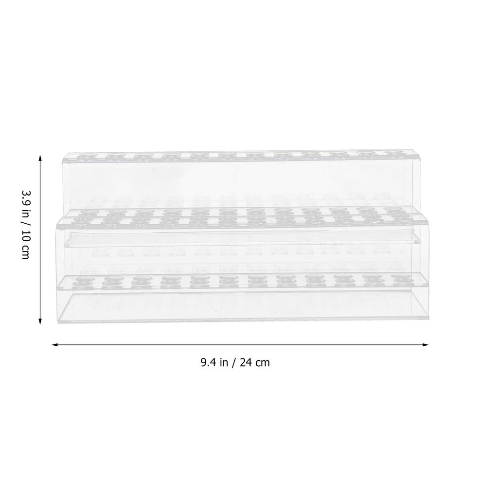 Акриловый держатель для ручек, большая вместимость, складная подставка для стола, полка для хранения кистей, офисные органайзеры, школьный офис