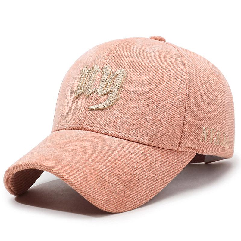 Embroidered Letter Cap Women's Spring Autumn Sunshade Baseball Cap Men's Outdoor Cap