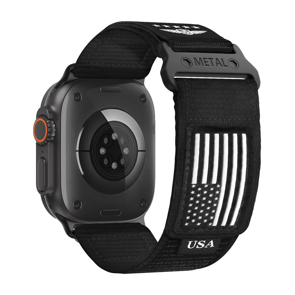 StrapS for Apple Watch Ultra 2 Band 49mm 46mm 42mm 45mm 44mm Nylon Alpine Sport bracelet Correa iWatch Series 10 9 7 6 5 4 8 SE