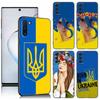 Чехол для телефона с изображением девушки с флагом Украины для Samsung M30 M31 S Note 10 Lite 20 M04 M13 M32 M14 M23 M33 M34 M42 M52 M53 M54 M11 M12 M21 M22
