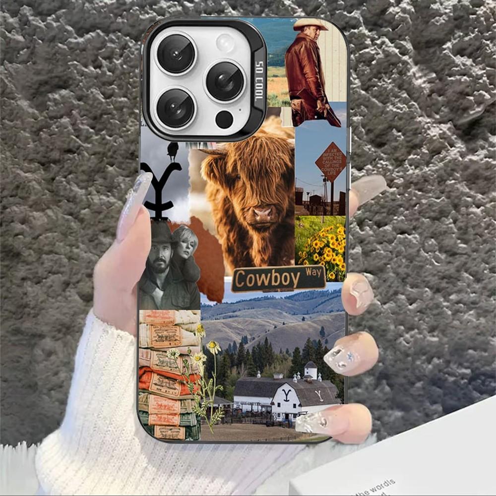 American TV Series Yellowstone Phone Case For IPhone 16 15 14 13 12 11 Pro Max X XR XSMAX 8 7 Plus Matte Shockproof Back Cover