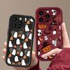 Силиконовый чехол для телефона на Хэллоуин с тыквой и привидением для iPhone 16 15 14 13 12 11 Pro Max 17 Air 16E X XR XS Max 7 8 Plus Мягкий чехол