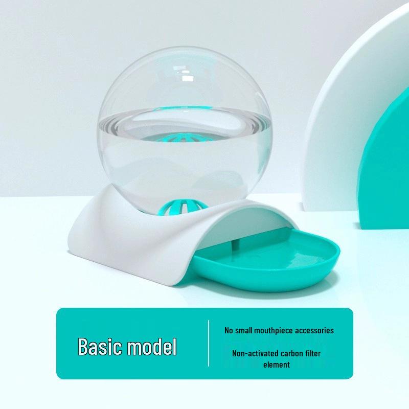 Автоматическая поилка для кошек и собак Bubble Pet - Без подключения к сети, конструкция, предотвращающая намокание мордочки