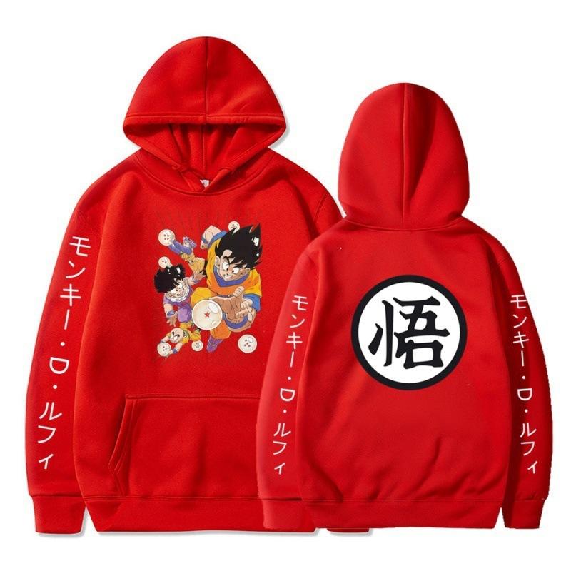 Dragon Ball, Goku Saiyan, pullover hoodie men's and women's jackets sweater anime hoodie