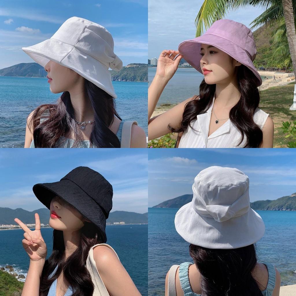 Summer Women Floppy Hat With Sun Protection And Breathable Polyester For Casual Sunshade