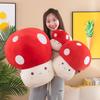 Toy Plush Mushroom Soft Stuffed Doll Cartoon Kids Bedroom Decor Gift Birthday