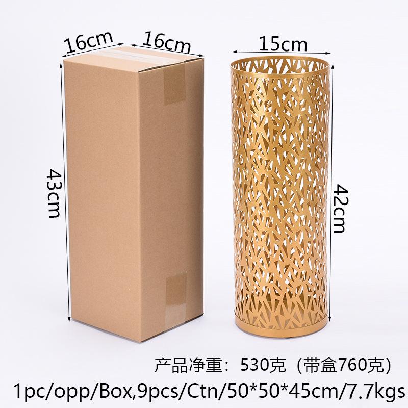 Новая стойка для зонта, металлический круглый полый держатель для хранения зонта, держатель для трости для дома, прихожей, офиса, отеля