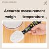 1 комплект 2-в-1 многофункциональные весы-ложки с ЖК-дисплеем, точный зонд из нержавеющей стали, измерительные весы для твердых жидких ингредиентов, термометр для кухни
