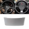 Chrome Steering Wheel Emblem Cover For VW Golf MK5 Plus 5 GTI Passat B6 Sticker Car Accessories