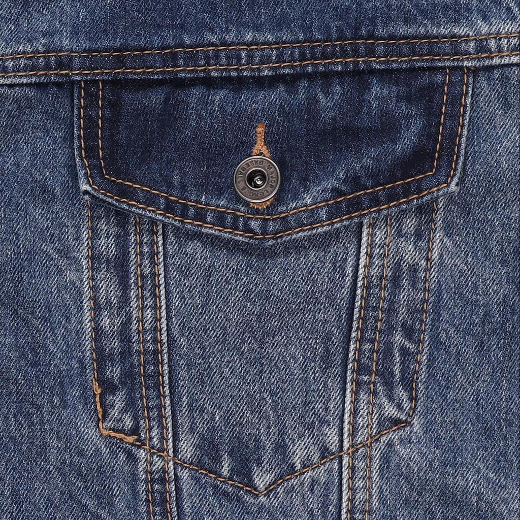 New MLB Denim Jackets Unisex Blue 31DKU1111-50U