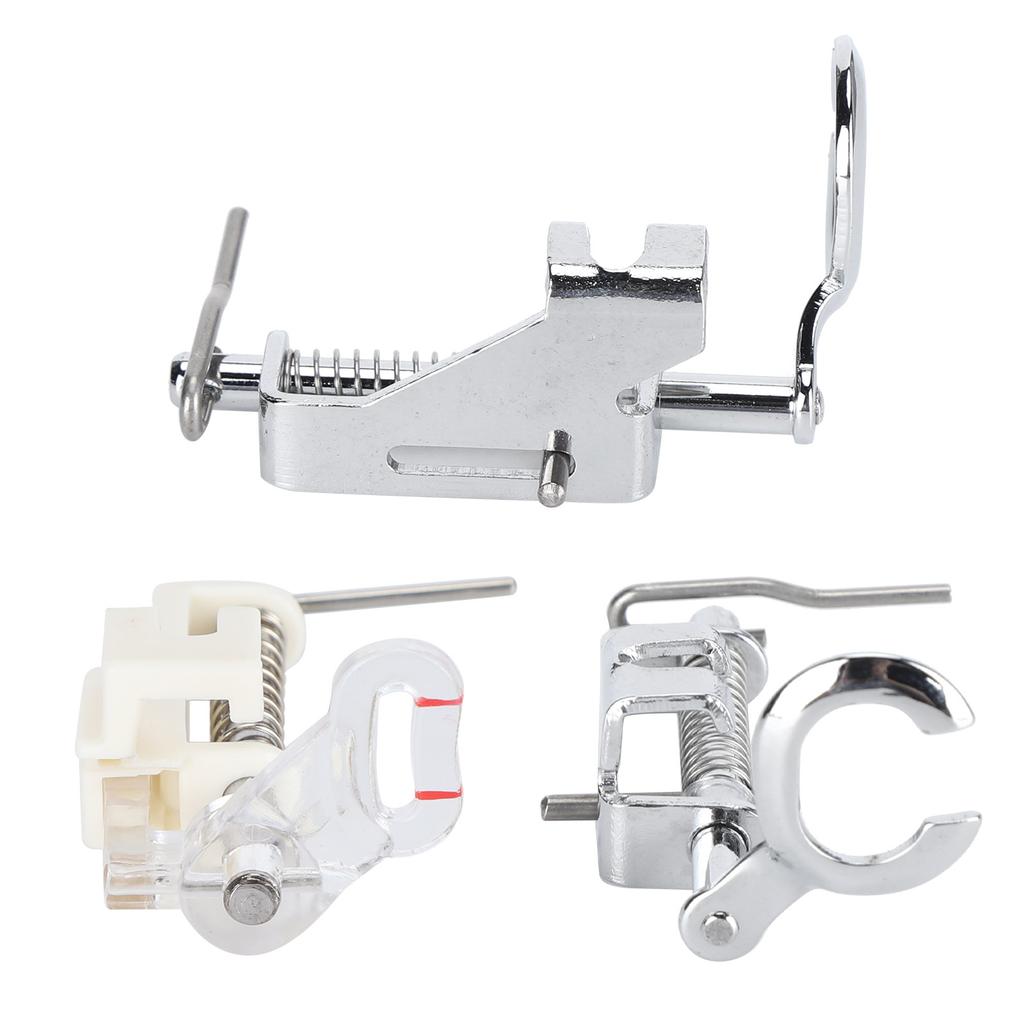 Presser Foot Stainless Steel Scroll Wheel Sew Foot for Lockstitch Sewing Machine Accessories