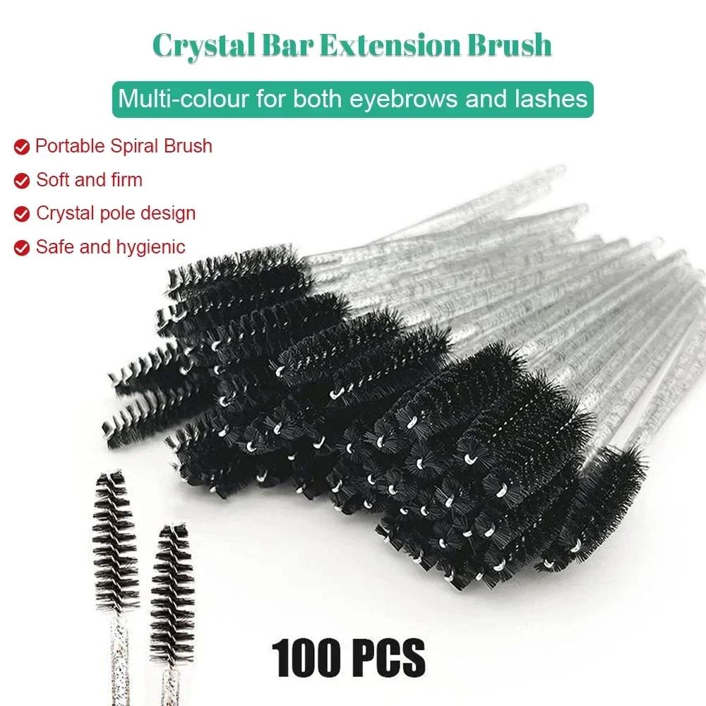 Одноразовый аппликатор для туши, кисть для наращивания ресниц, набор кистей для макияжа бровей, инструменты для макияжа