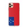 Coque iPhone - Samoa - Drapeau - Souple - Multicolore - Compatible iPhone 11 Pro Max