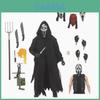 ПВХ Фигурка Призрачного Лица (Scream) с шарнирными суставами для коллекционеров