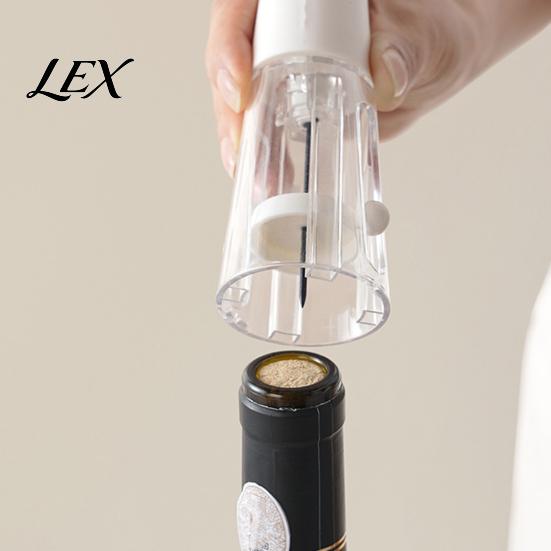 Restaurant Bar Tool Air Pressure Wine Bottle Opener, with Stainless Steel Spiral And Ergonomic Handle, Non Slip Handle Opener 2 in 1 Multifunctional