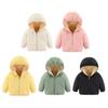 Toddler Kids Winter Coat Zipper Closure Hooded Warm Jacket