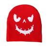 Зимняя шапка унисекс, забавная вязаная шапка-тыква, шапка-бини на Хэллоуин, шапки-бини Skullies, персонализированный чепчик, теплые толстые шапки-пуловеры