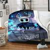 Мультяшное игровое одеяло Hollow Knight, напечатанное на 3D-принтере, мягкое и удобное теплое одеяло, для кровати, дивана, дорожное покрывало для улицы#(2)