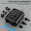 Portable Paddle Board Pump with 6 Nozzles Digital Display Electric SUP Pump Auto-Off Deflation Air Compressor Inflatable Stand-Up Boards Boats