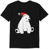 Santa Polar Bear Christmas Pajama Tshirt Funny Xmas T-Shirt Classic T-shirt