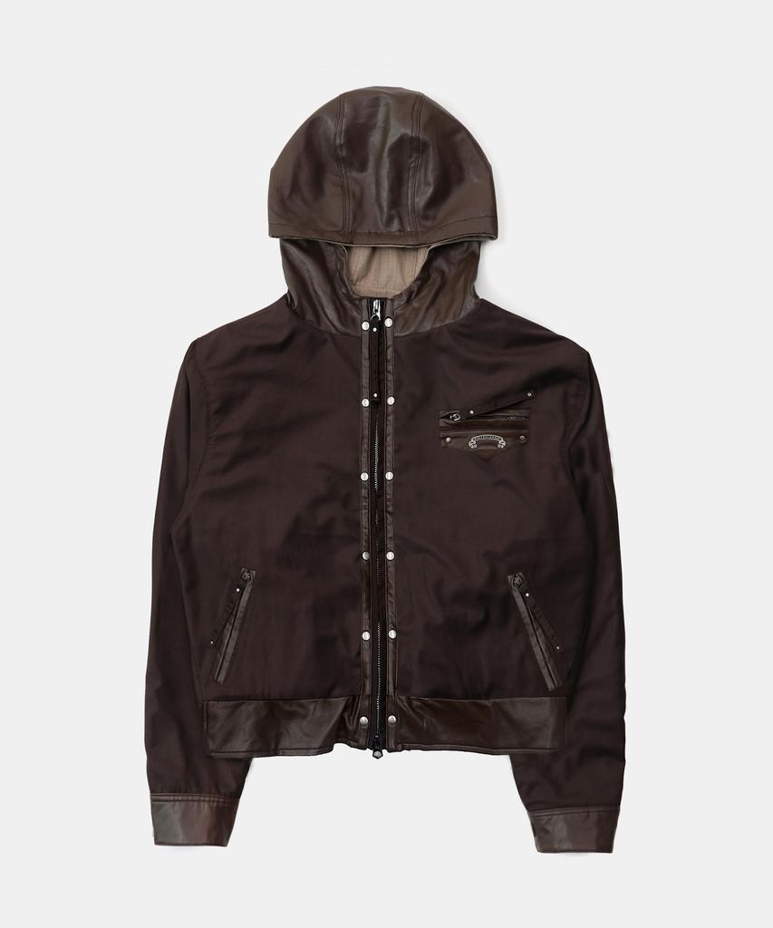 Badblood Viper 91 Contrast Hooded Blouson - Brown