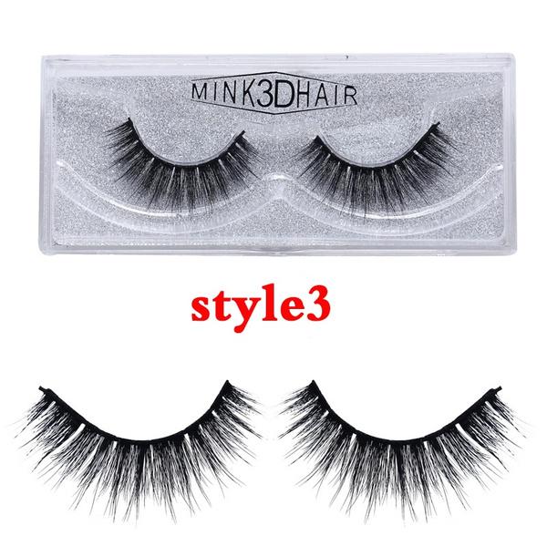 8/20 пар 15-20 мм натуральные 3D накладные ресницы набор для макияжа норковые ресницы наращивание норковые ресницы