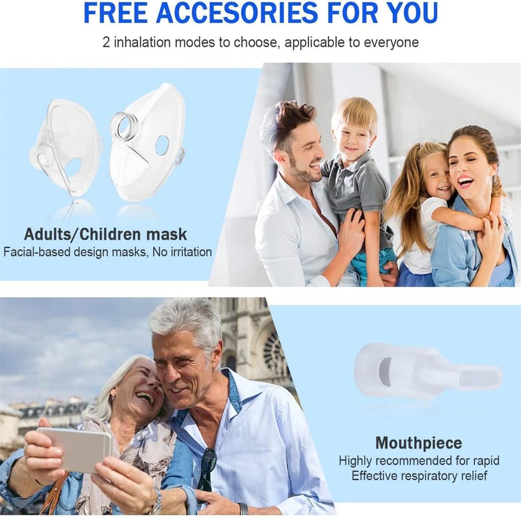 Перезаряжаемый ручной ультразвуковой атомайзер для астмы медицинский ультразвуковой портативный небулайзер ингалятор сетчатый небулайзер аппарат для детей