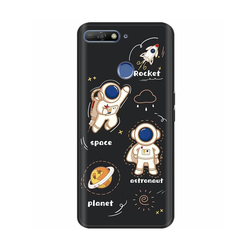 Cute Candy Painted Cover For Huawei Honor 7A Pro Case Soft Silicone Back Cover For Honor 7C Cases Honor7A Pro 5.7" Cases Bumper