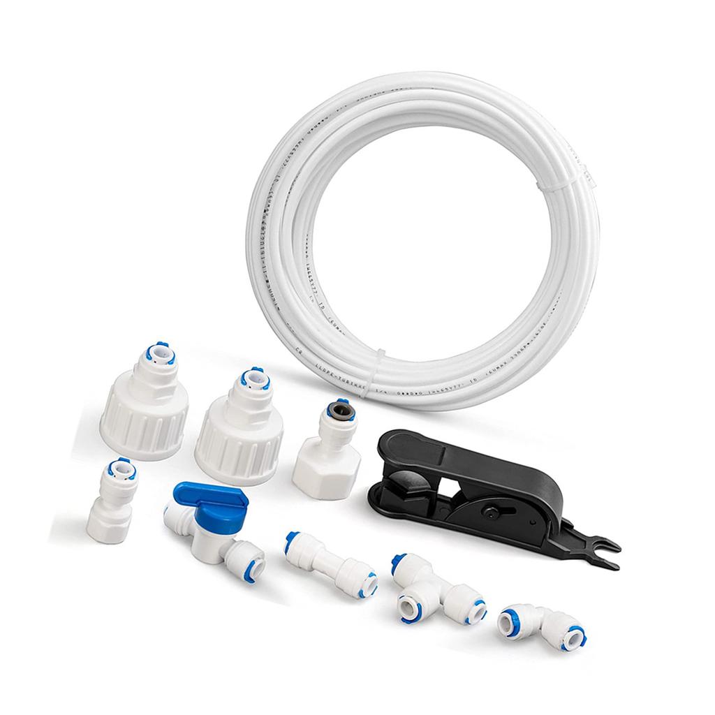Universal Water Supply Kit Filter System Connection Kit Plastic Home Appliance Water Hose Suitable for Refrigerators